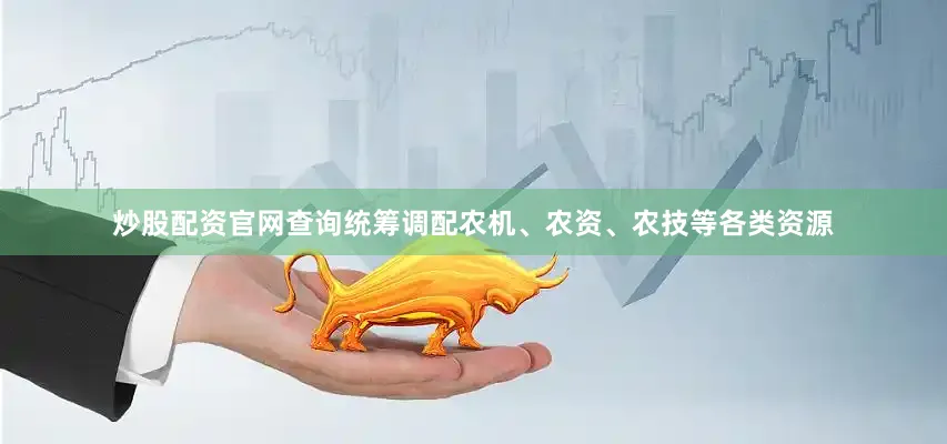 炒股配资官网查询统筹调配农机、农资、农技等各类资源